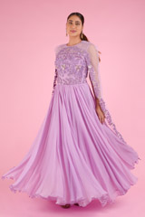Cape Drape Gown3843 video